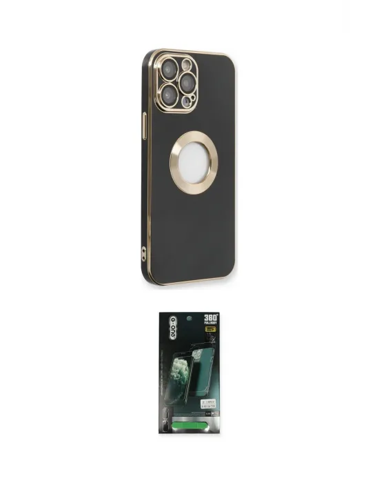 ieg™ iPhone 13 Pro Kılıf İz Form Serisi - Şeffaf 360 Full Body Arka Koruyucu