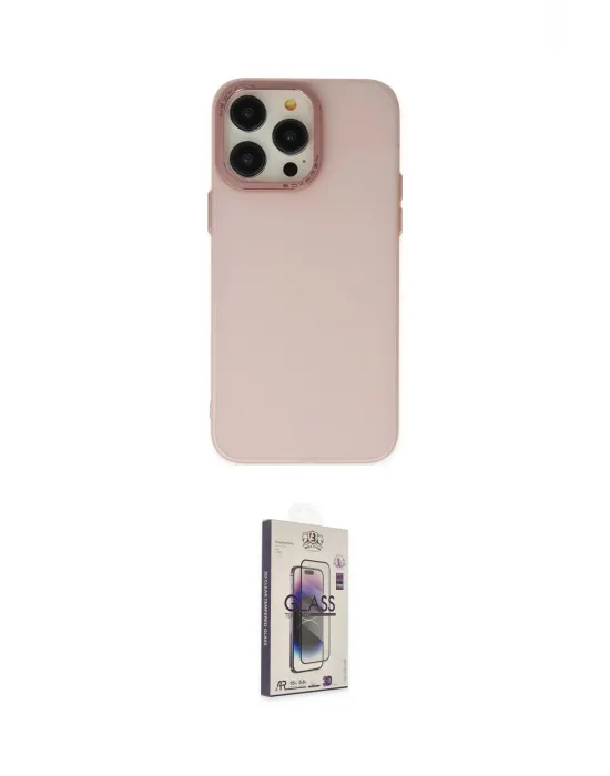 ieg™ iPhone 13 Pro Max Kılıf Ahenk Çizgi Prime - Siyah Bilvis 3D Cam Ekran Koruyucu