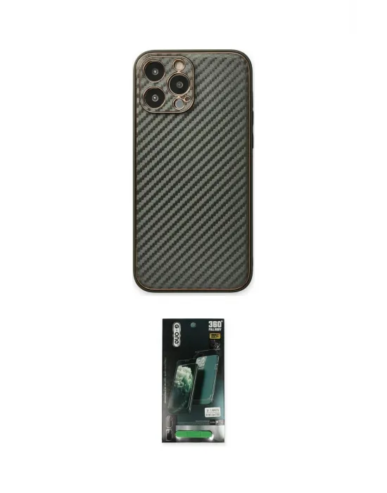 ieg™ iPhone 13 Pro Max Kılıf Ahenk Işık - Şeffaf 360 Full Body Arka Koruyucu