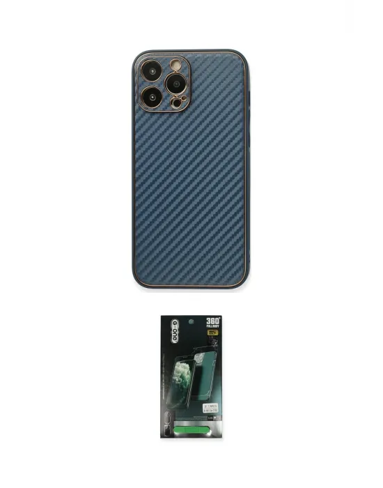 ieg™ iPhone 13 Pro Max Kılıf Ahenk Işık - Şeffaf 360 Full Body Arka Koruyucu