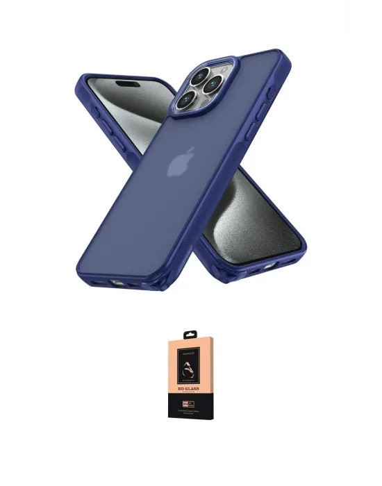 ieg™ iPhone 13 Pro Max Kılıf Atlas Form - Şeffaf Maxco Cam Ekran Koruyucu