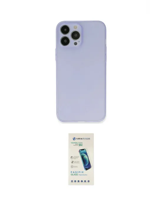 ieg™ iPhone 13 Pro Max Kılıf Atlas Minimal Prime - Şeffaf Pasifik Cam Ekran Koruyucu