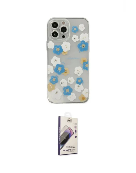 ieg™ iPhone 13 Pro Max Kılıf Eksen Asil Prime - Siyah Bilvis 3D Mat Cam Ekran Koruyucu