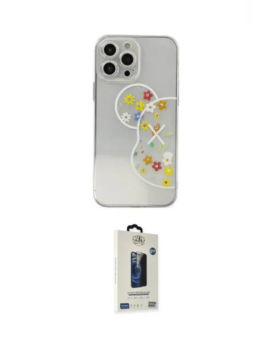 ieg™ iPhone 13 Pro Max Kılıf Eksen Asil Prime - Siyah Bilvis Hayalet Cam Ekran Koruyucu