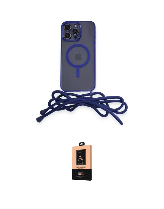 ieg™ iPhone 13 Pro Max Kılıf Eksen Özel Seri - Şeffaf Maxco Cam Ekran Koruyucu