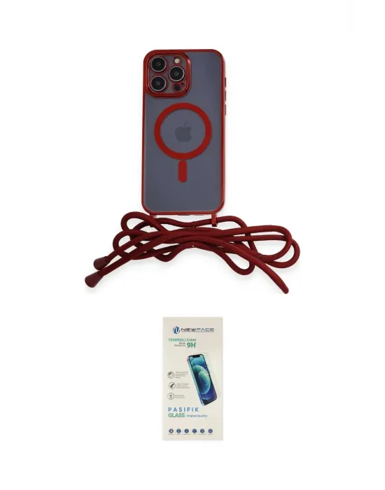 ieg™ iPhone 13 Pro Max Kılıf Eksen Özel Seri - Şeffaf Pasifik Cam Ekran Koruyucu