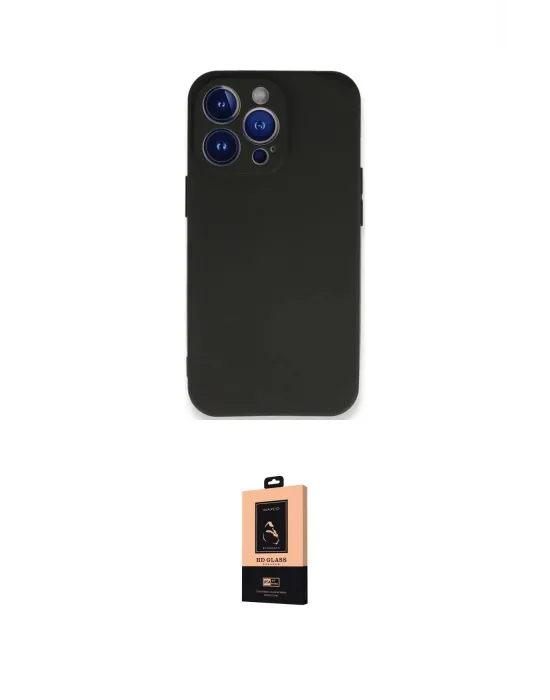 ieg™ iPhone 13 Pro Max Kılıf Kozmos Yansıma Özel Seri - Şeffaf Maxco Cam Ekran Koruyucu