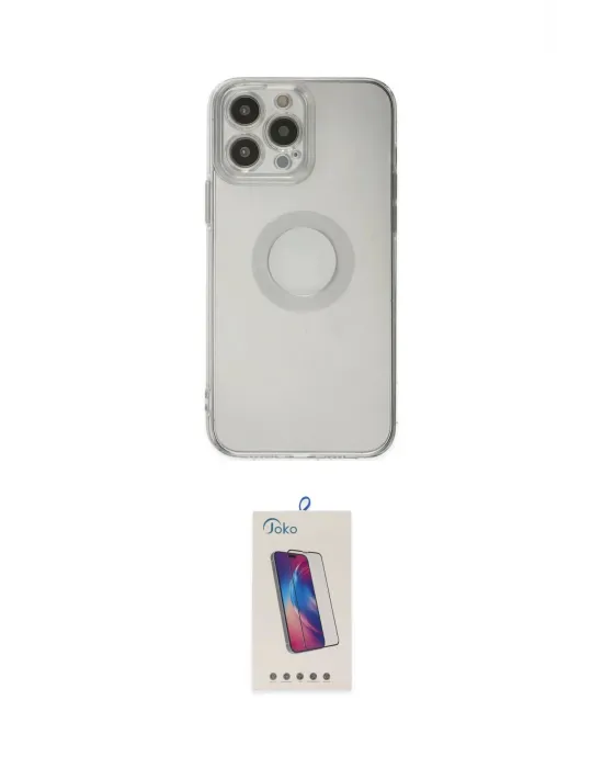 ieg™ iPhone 13 Pro Max Kılıf Kutup Klasik - Siyah Joko 5D Cam