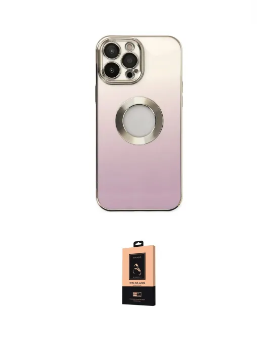 ieg™ iPhone 13 Pro Max Kılıf Kutup Yansıma Özel Seri - Şeffaf Maxco Cam Ekran Koruyucu