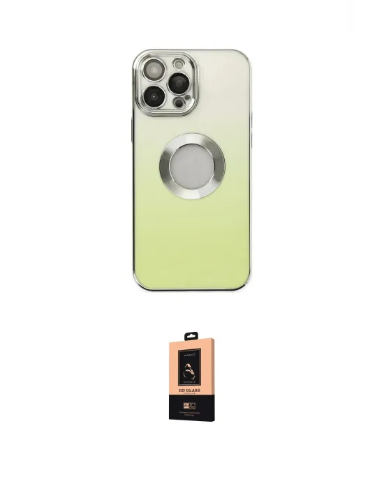 ieg™ iPhone 13 Pro Max Kılıf Kutup Yansıma Özel Seri - Şeffaf Maxco Cam Ekran Koruyucu