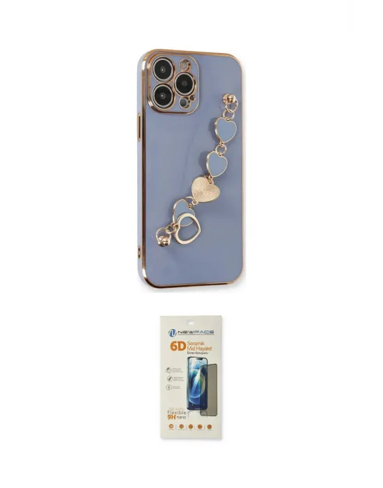 ieg™ iPhone 13 Pro Max Kılıf Nova Işık Prime - Siyah 6D Mat Seramik Hayalet Nano Ekran Koruyucu