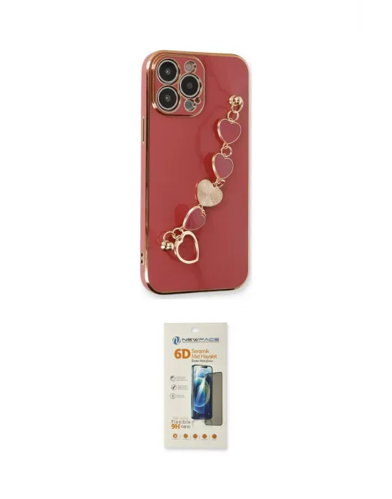 ieg™ iPhone 13 Pro Max Kılıf Nova Işık Prime - Siyah 6D Mat Seramik Hayalet Nano Ekran Koruyucu