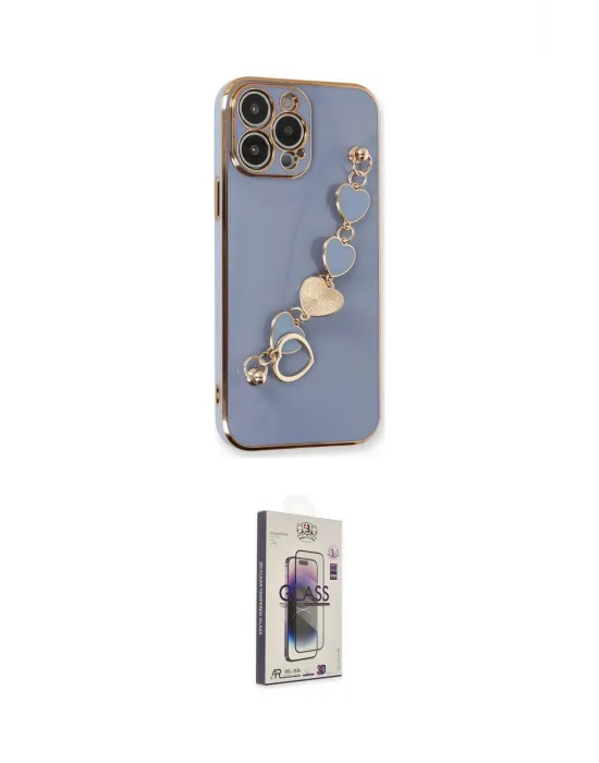 ieg™ iPhone 13 Pro Max Kılıf Nova Işık Prime - Siyah Bilvis 3D Cam Ekran Koruyucu