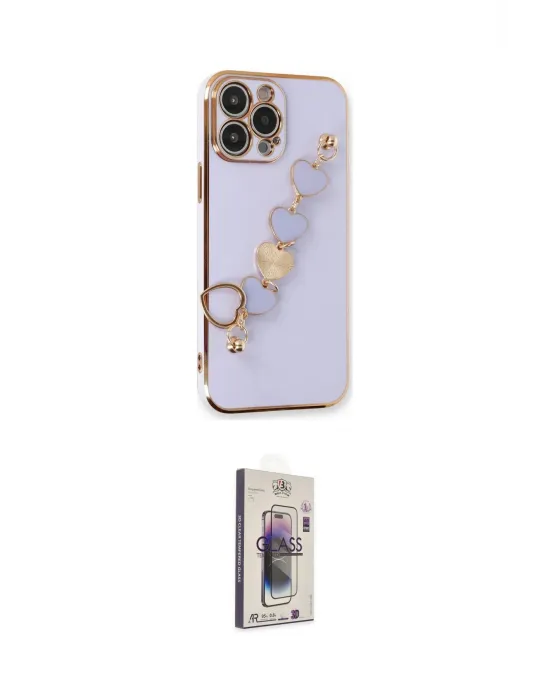 ieg™ iPhone 13 Pro Max Kılıf Nova Işık Prime - Siyah Bilvis 3D Cam Ekran Koruyucu