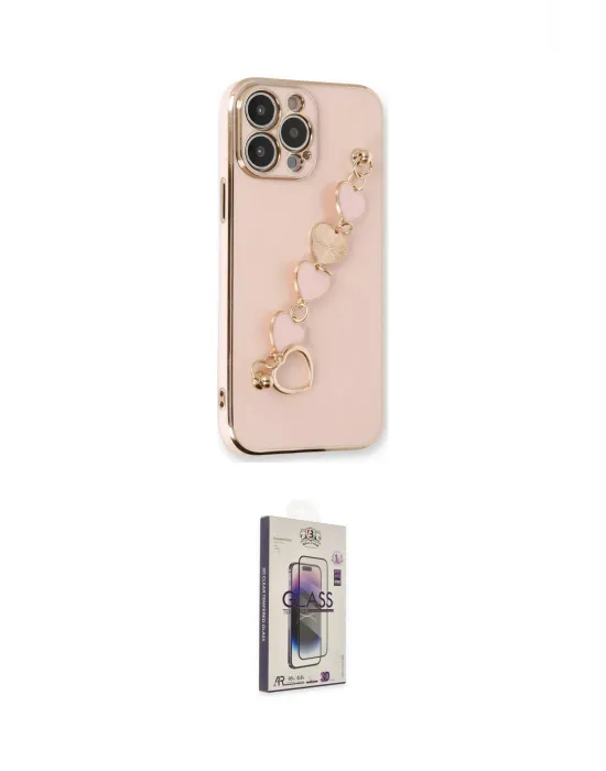 ieg™ iPhone 13 Pro Max Kılıf Nova Işık Prime - Siyah Bilvis 3D Cam Ekran Koruyucu