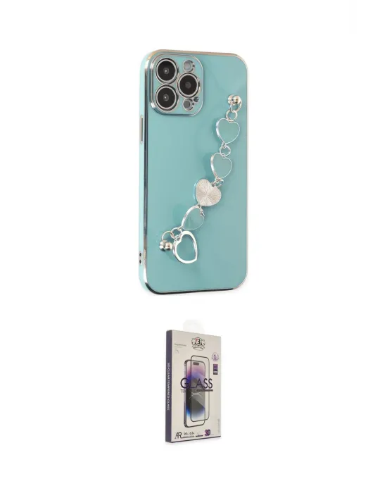 ieg™ iPhone 13 Pro Max Kılıf Nova Işık Prime - Siyah Bilvis 3D Cam Ekran Koruyucu