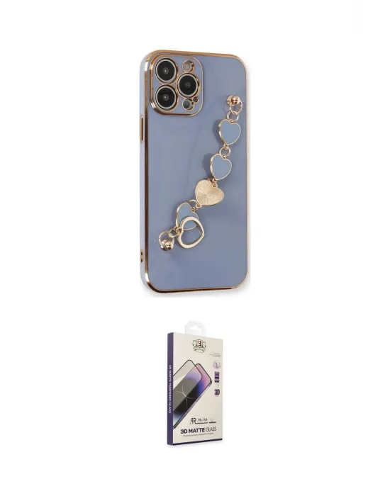 ieg™ iPhone 13 Pro Max Kılıf Nova Işık Prime - Siyah Bilvis 3D Mat Cam Ekran Koruyucu