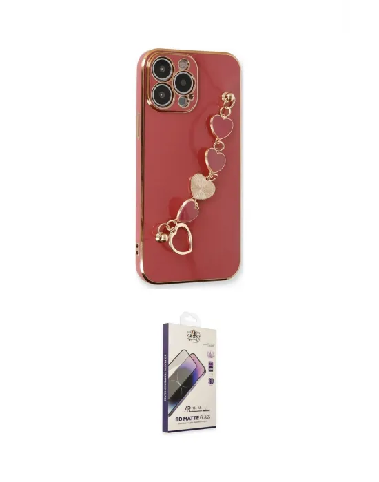 ieg™ iPhone 13 Pro Max Kılıf Nova Işık Prime - Siyah Bilvis 3D Mat Cam Ekran Koruyucu