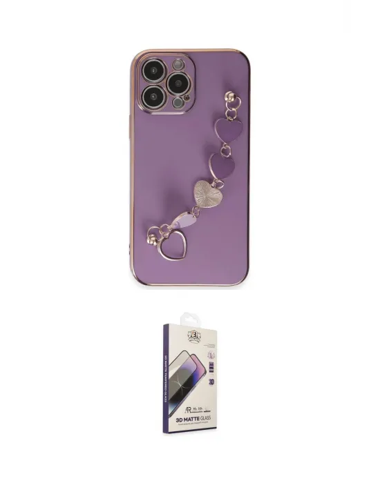 ieg™ iPhone 13 Pro Max Kılıf Nova Işık Prime - Siyah Bilvis 3D Mat Cam Ekran Koruyucu
