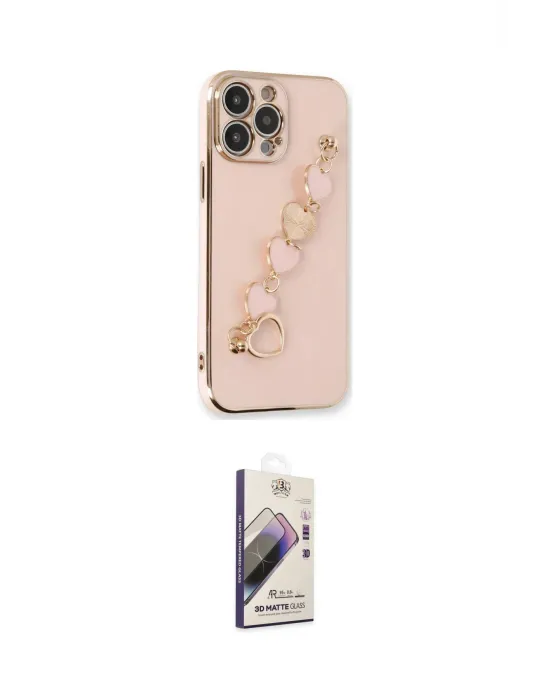 ieg™ iPhone 13 Pro Max Kılıf Nova Işık Prime - Siyah Bilvis 3D Mat Cam Ekran Koruyucu