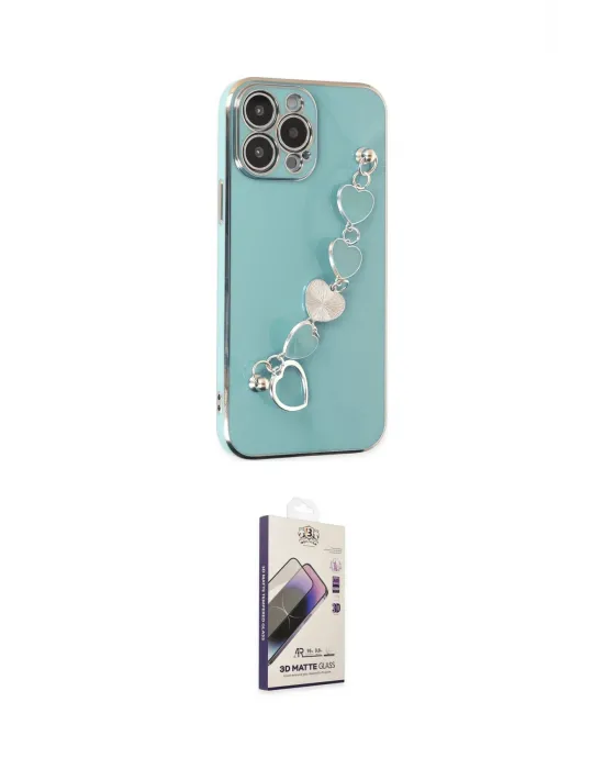 ieg™ iPhone 13 Pro Max Kılıf Nova Işık Prime - Siyah Bilvis 3D Mat Cam Ekran Koruyucu
