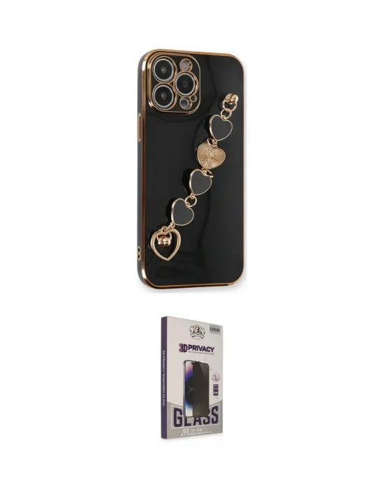 ieg™ iPhone 13 Pro Max Kılıf Nova Işık Prime - Siyah Bilvis Hayalet Cam Ekran Koruyucu