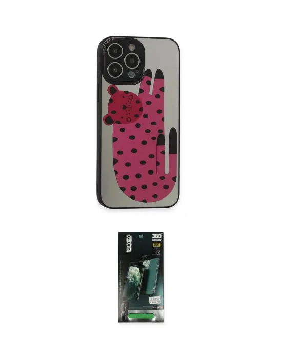ieg™ iPhone 13 Pro Max Kılıf Odak Klasik Serisi - Şeffaf 360 Full Body Arka Koruyucu
