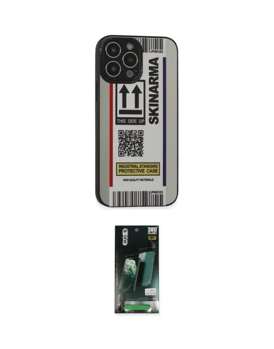 ieg™ iPhone 13 Pro Max Kılıf Odak Klasik Serisi - Şeffaf 360 Full Body Arka Koruyucu