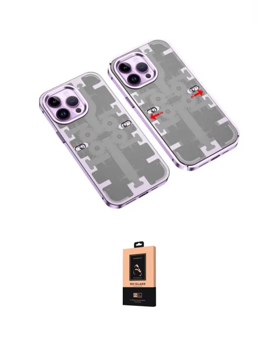 ieg™ iPhone 13 Pro Max Kılıf Ufuk Doku Prime - Şeffaf Maxco Cam Ekran Koruyucu