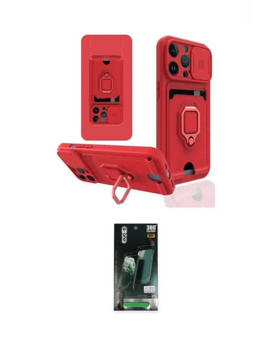 ieg™ iPhone 13 Pro Max Kılıf Vadi Form Prime - Şeffaf 360 Full Body Arka Koruyucu