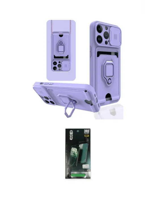 ieg™ iPhone 13 Pro Max Kılıf Vadi Form Prime - Şeffaf 360 Full Body Arka Koruyucu