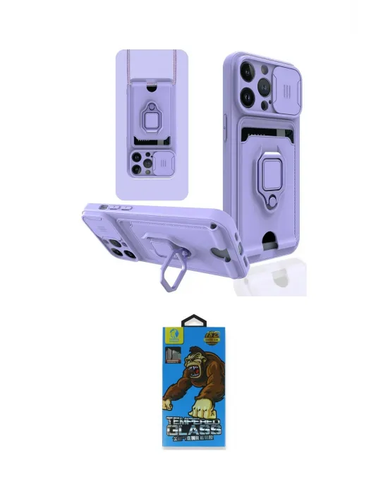 ieg™ iPhone 13 Pro Max Kılıf Vadi Form Prime - Siyah 18D Cam Ekran Koruyucu