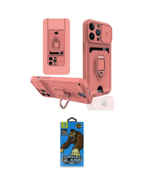 ieg™ iPhone 13 Pro Max Kılıf Vadi Form Prime - Siyah 18D Cam Ekran Koruyucu