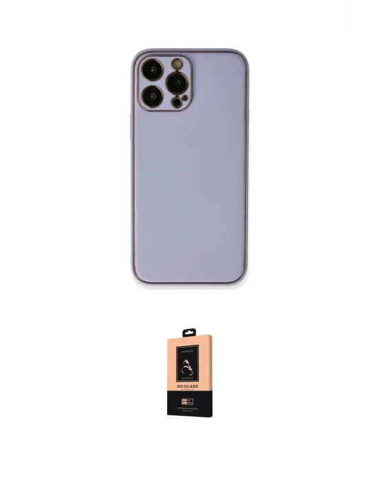 ieg™ iPhone 13 Pro Max Kılıf Yadigar Klasik - Şeffaf Maxco Cam Ekran Koruyucu
