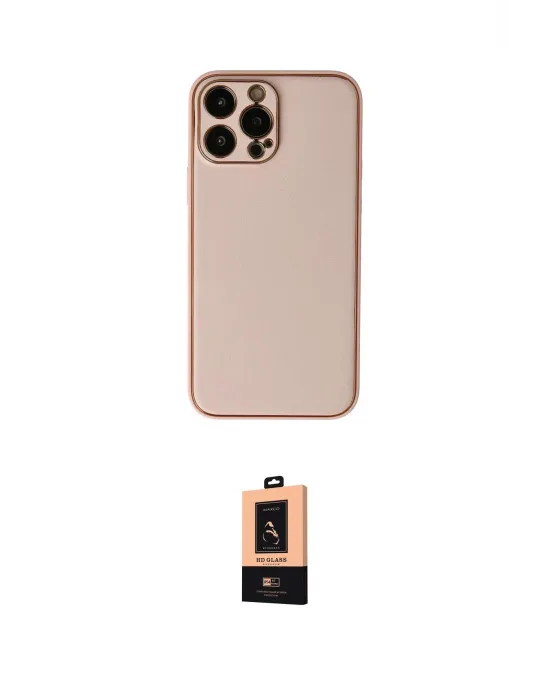 ieg™ iPhone 13 Pro Max Kılıf Yadigar Klasik - Şeffaf Maxco Cam Ekran Koruyucu