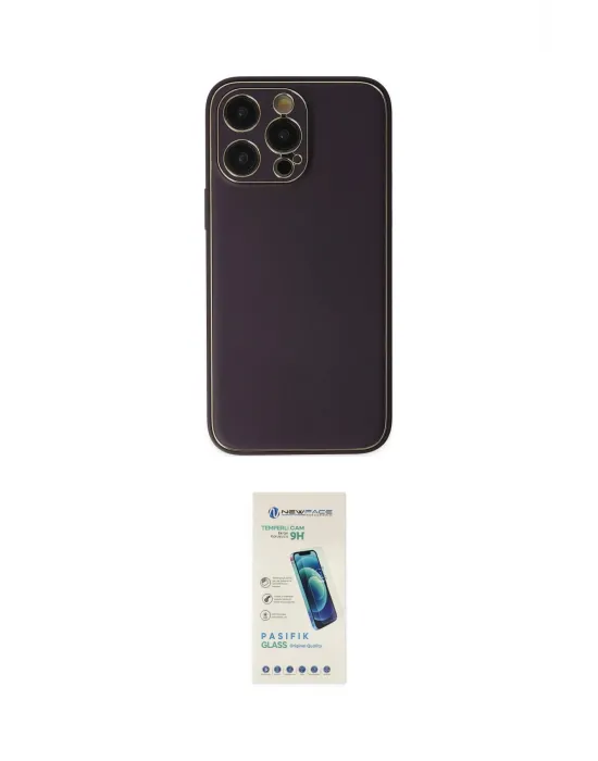 ieg™ iPhone 13 Pro Max Kılıf Yadigar Klasik - Şeffaf Pasifik Cam Ekran Koruyucu