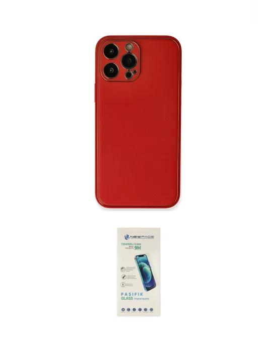 ieg™ iPhone 13 Pro Max Kılıf Yadigar Klasik - Şeffaf Pasifik Cam Ekran Koruyucu