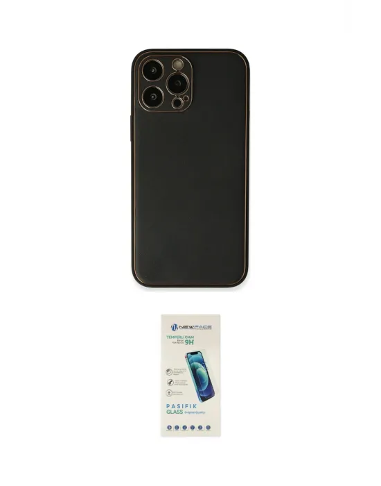 ieg™ iPhone 13 Pro Max Kılıf Yadigar Klasik - Şeffaf Pasifik Cam Ekran Koruyucu