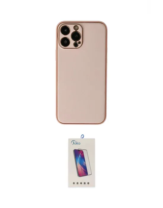 ieg™ iPhone 13 Pro Max Kılıf Yadigar Klasik - Siyah Joko 5D Cam