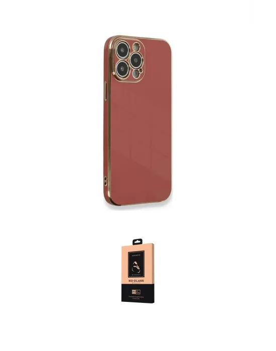 ieg™ iPhone 13 Pro Max Kılıf Yankı Serisi - Şeffaf Maxco Cam Ekran Koruyucu