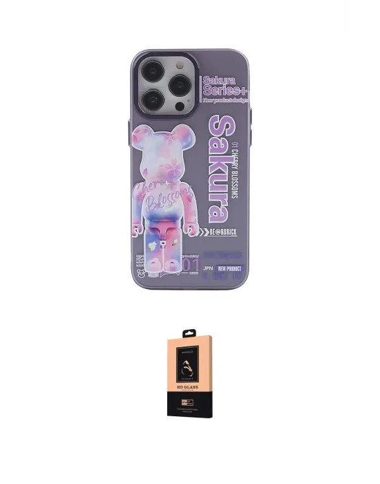 ieg™ iPhone 13 Pro Max Kılıf Zirve Form Özel Seri - Şeffaf Maxco Cam Ekran Koruyucu