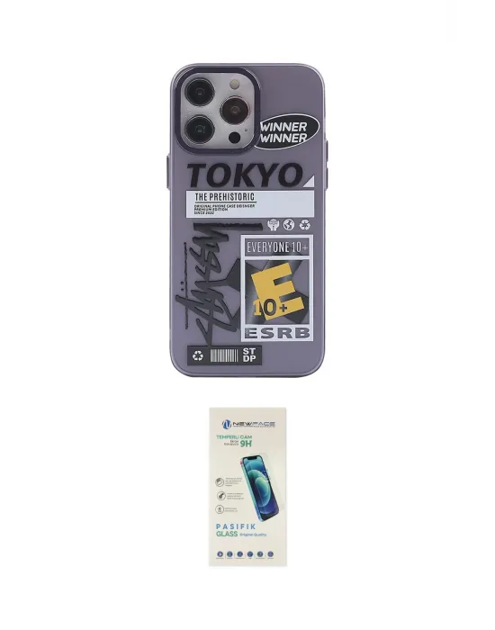ieg™ iPhone 13 Pro Max Kılıf Zirve Form Özel Seri - Şeffaf Pasifik Cam Ekran Koruyucu