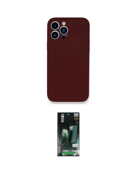 ieg™ iPhone 13 Pro Max Kılıf Zirve Modern Özel Seri - Şeffaf 360 Full Body Arka Koruyucu