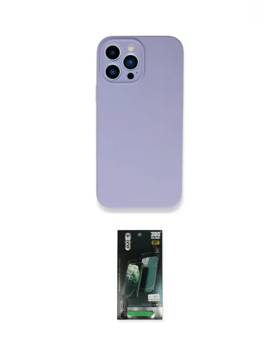 ieg™ iPhone 13 Pro Max Kılıf Zirve Modern Özel Seri - Şeffaf 360 Full Body Arka Koruyucu