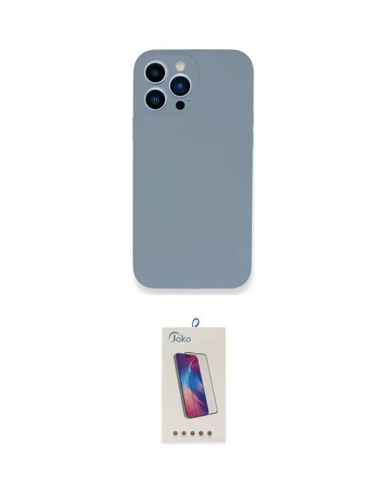 ieg™ iPhone 13 Pro Max Kılıf Zirve Modern Özel Seri - Siyah Joko 5D Cam