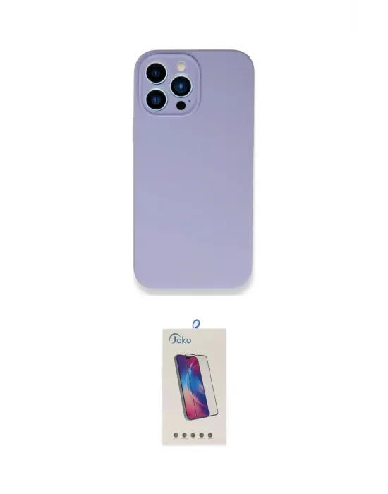 ieg™ iPhone 13 Pro Max Kılıf Zirve Modern Özel Seri - Siyah Joko 5D Cam