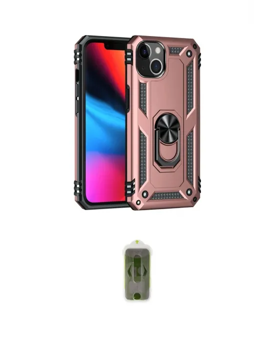 ieg™ iPhone 14 Kılıf Ahenk Klasik Koleksiyonu - Siyah Joko Magic 5D Hayalet Cam