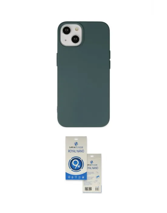 ieg™ iPhone 14 Kılıf Ahenk Serisi - Şeffaf Royal Nano Ekran Koruyucu