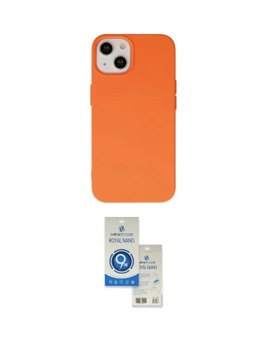 ieg™ iPhone 14 Kılıf Ahenk Serisi - Şeffaf Royal Nano Ekran Koruyucu
