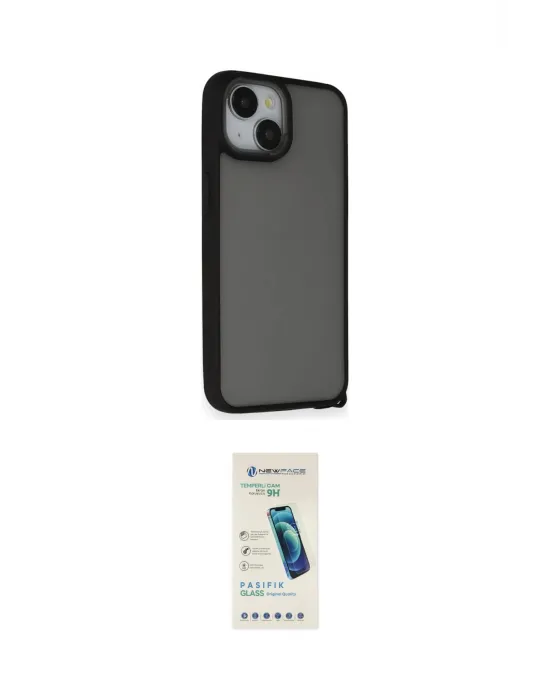 ieg™ iPhone 14 Kılıf Atlas Form - Şeffaf Pasifik Cam Ekran Koruyucu